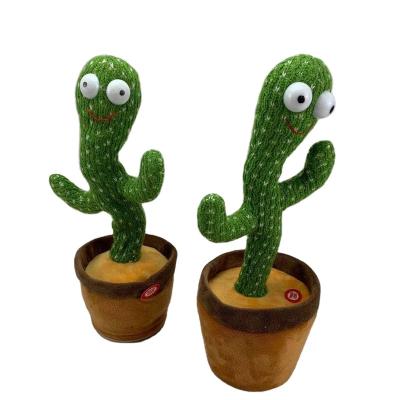 China Electric Plush Toy Flower Enchanting Dance Cactus Singing Cactus Singing Cactus Plush Toy for sale