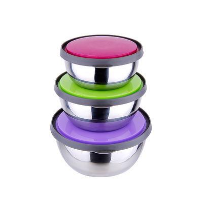 China High Quality Freshness Preservation 3Pcs/set Stainless Steel Lunch Box Food Storage Container With Lid for sale