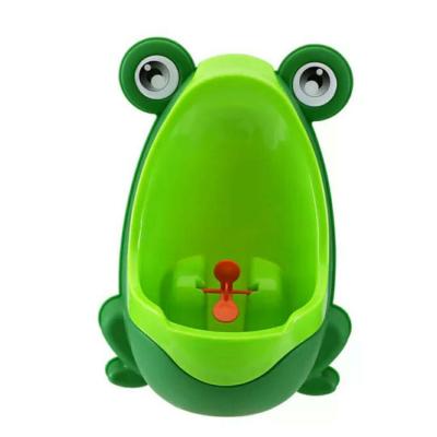 China Eco-freindly Wall Mount Frog Potty Training Urinal Boy Pee Toilet With Funny Aiming Target for sale