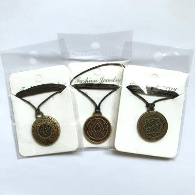 China FASHIONABLE Custom Zinc Alloy Thai Amulet Wealth Health Bronze Pendant Money Charms Coin Pendants for sale