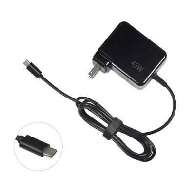 China LAPTOP Applicable to Notebook Power Adapter 20V2.25A Lenovo Asus Acer Type-C 45W Charger for sale