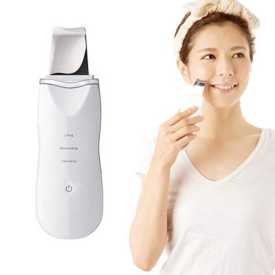 China For commercial & Newest Face Wash Beauty Machine Home Use Ultrasonic Dead Skin Remover Ultrasonic Skin Scrubber for sale