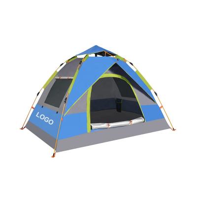 China New Breathable Design 200x150x120cm One Door Three Window Large Family Tent Outdoor Camping Picnic Tents for sale