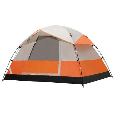 China 2022 new design breathable portable shelter carpas 2-4 person outdoor hiking waterproof manual tent for sale