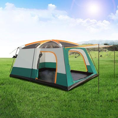 China One Large Mesh Door Factory Sale Waterproof Folding Outdoor Camping Tents One Bedrooms One Bedrooms One Person Large Family Tent 5-8 Person Luxury Living Room for sale