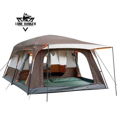 China One Mesh Door Luxury Portable Large UV Resistance Outdoor Camping Beach Hot Sale Cheap Large Fishing Sun Shlter Family Tent for sale