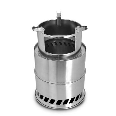 China Easy To Carry Folding Outgoing Picnic Cooking Family Days Grill Hi-Q Stainless Steel Materials Camping Stove Windproof Cooker for sale