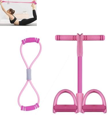 China 4-Tube Band Expander 8-Shape Tension Rope Bodybuilding Stretch Rope Home Fitness Equipment for sale