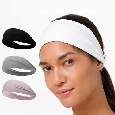 China Adjustable Breathable Yoga Headband Outdoor Sports Elasticity Workout Running Exercise Headband For Women Men for sale