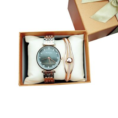 China Hot Selling Waterproof Wristwatch 2pcs Strap Set New Cool Girl Fashion Girls Women Watches for sale