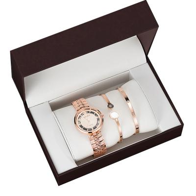 China 2020 Fashion New Fashion Waterproof Diamond Watch Strap Full Cheap Luxury Watch Gift Box Set for sale