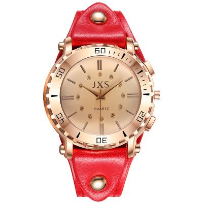 China New Design Waterproof Women Diamond Leather Watch Shape Hip Hop Quartz Watch for sale