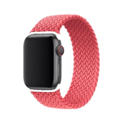 China Fashion One Watch Strap Elastic Braided Nylon Watch Band Suitable For Apple Watch 123456/Se Generation for sale