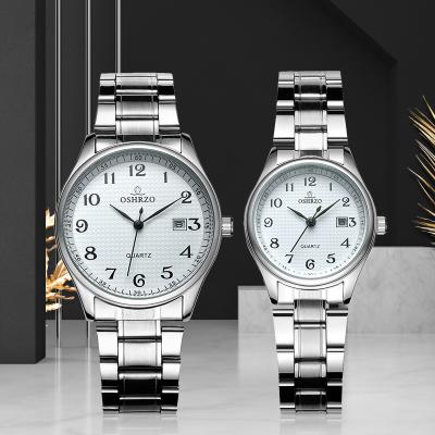 China Fashion couples watch men women stainless steel starp quartz watch waterproof jewelry waterproof jewelry for sale