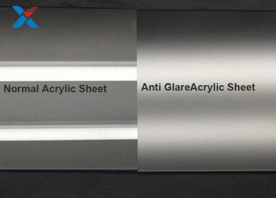 China Anti Glare Scratch Resistant Acrylic Sheet with Reflective Coating for sale