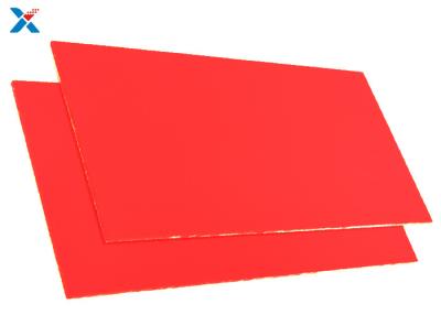 China Verdrängtes Acrylblatt Soems 1mm Plexiglas fertigte rote Farbe besonders an zu verkaufen