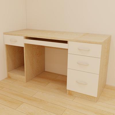 China Simple Design Modern Wooden Melamine Computer Desk Environmental Sound Environmental Sound Desk For Office for sale