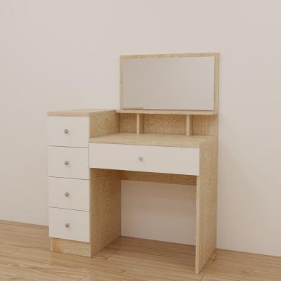 China Easy To Assemble Simple Dresser Small Storage Cabinet Integrated Makeup Desk for sale