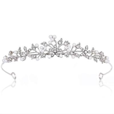 China UNIQ Hair Decoration Rhinestone Crystal Tiaras and Crowns Headband for Women Birthday Pageant Wedding Prom Princess Crown for sale