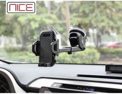 China Low MOQ 2020 Universal Car Phone Holder Hot Selling Universal Car Phone Holders 360 Degree Rotation Clip Type Universal Car Phone Holder for sale