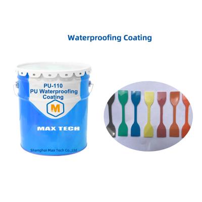 China Liquid Coating Waterproof Coating Building Roof PU Polymer Waterproof Coating Liquid Rubber Waterproofing Sealer for sale