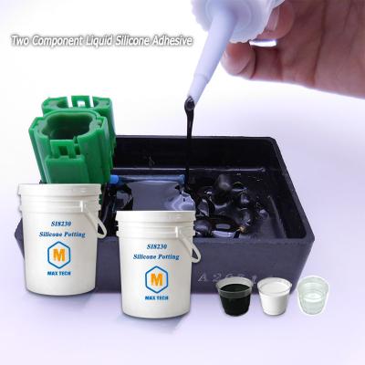 China Fast Cure 2 Parts Potting Compound Liquid Silicone Compound for Electronic Potting for sale