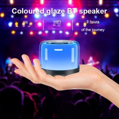 China New Arrival Portable Led Light Music Speaker True Wireless Stereo Outdoor Battery ABS Mini Bt Speaker for sale