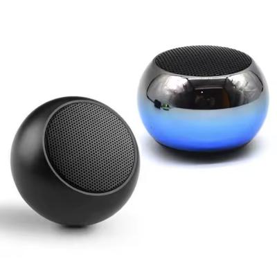 China Mini Metal Style Portable Good Sound Bluetooth TWS Subwoofer Wireless Speaker Built-in Microphone for Easy Communication for sale