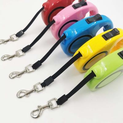 China Outdoor Sports Dog Chain Portable Pet Retractable Leash for Dog Running Walking Training for sale