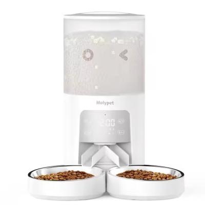 China 2025 New Trendy Popular Pet Smart Feeder Food Easy to Clean Dog Feeder Automatic Feeder Pet Food Dispenser Dog for sale