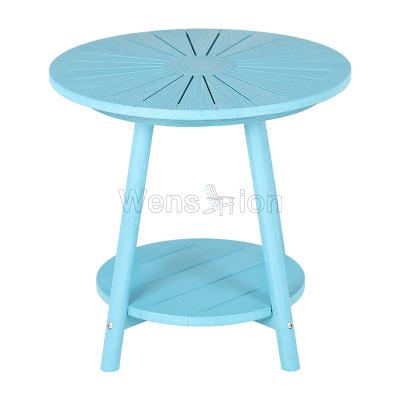 China Modern reasonable price polystyrene style side table UV resistant wooden stools European coffee table for swimming pool for sale