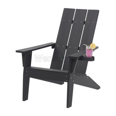 China Wholesalers UV Resistant Waterproof Outdoor Plastic Wood Chair Styles Modern Adirondack Chairs Garden Yard for sale