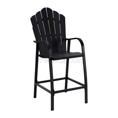 China Discount Modern Bar Chairs HIPS Design Top View Plastic Wood Bar Chairs For Home for sale