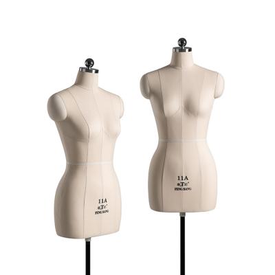 China Other Wholesale Clothing Store Working Plastic Mannequin Torso Mannequin Female Tailor Mannequin For Dressmaker for sale