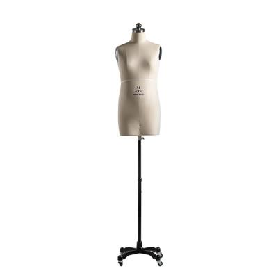 China Other Size Adjustable Tailor Foam Cloth Mannequin Working Mannequin Pregnant Woman Half Body Torso Mannequin For Tailors for sale