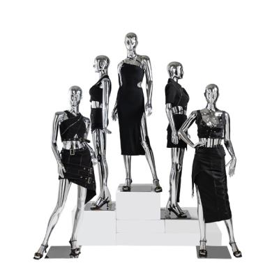 China Other Fashion Female Mannequins Adjustable Female Curve Female Curve Full Body Chrome Chrome Mannequin For Drape for sale