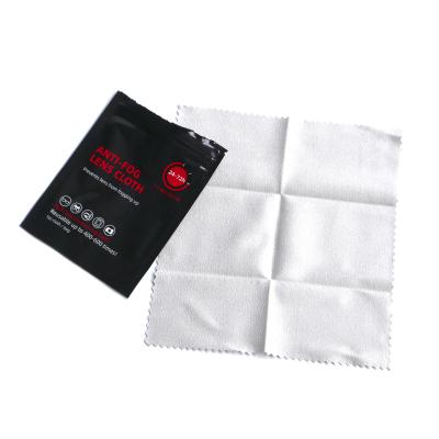 China Creating Anti Fog Function For GlassesLens Cloth 220gsm Running Anti Fog Eyeglasses Cloth Suede Glass Cleaning Cloth Anti Fog Wiping Suede Cloth for sale