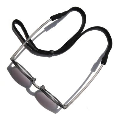 China Sports Nylon Sports Glasses Ties Elastic Sports Glasses Ties Black Eye Glass Rope Adjustable Sunglasses Ties Cheap Glasses Chain for sale