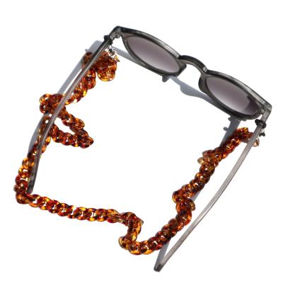 China Manufacturer Vintage Acrylic Sunglass Chain Beaded Acrylic Glasses Fashion Eyewear Retainer OEM Chain Eyeglass Accessory for sale