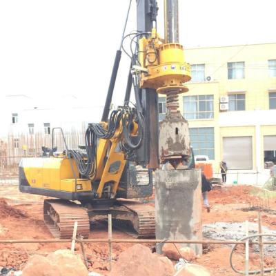 China 20m Depth Small Pile Driver Drill Rig Hydraulic Rotary Geotechnical 2700mm for sale