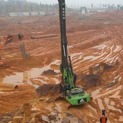 Cina Piccolo collegamento di perforazione alesato di Rig Foundation Machine Excavator Chassis del mucchio KR220C in vendita