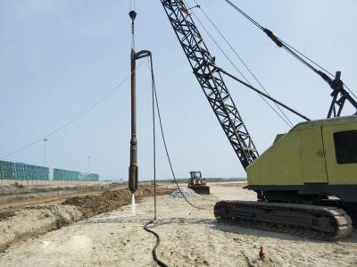 China De diepe de grondverbetering hoogste van de het samenpersensteen van het voer vibroflot zand machine van het de kolomheiblok Te koop