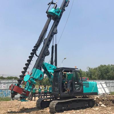 China Hydraulisch Statisch CFA-Heiblok Crawler 16m Meters 150kN.M Rotary Drilling Rig Machine Te koop