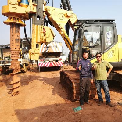 China Heiblok van Rig Soil Boring Machine Small van de hoog rendementschroef het Hydraulische Boor Te koop