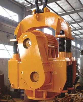 China Low Noise Construction Pile Driver 150kw Electric Vibro Hammer For Steel Pipe Pile Or Casing for sale