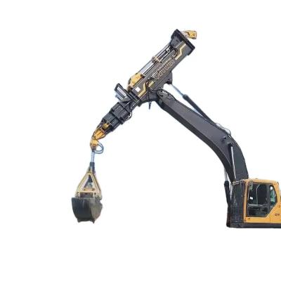 China 1.2m3 Bucket Capacity Clamshell Telescopic Arm Recommended For Excavators ≥36t for sale