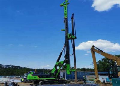 China taladro montado correa eslabonada rotatoria hidráulica Rig Machine de la tierra de 220kNm 28rpm en venta