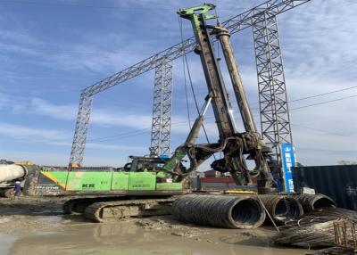 China Bauarbeiten 1500mm 125kNm benutzten Stapel-Fahrer-Rotary Hydraulic Crawler-Bohrgerät zu verkaufen