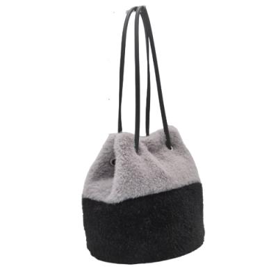 China Autumn And Winter Series Luxury Faux Fur Ladies Tote Handbag Clutch Bag Women Handbag High Quality for sale