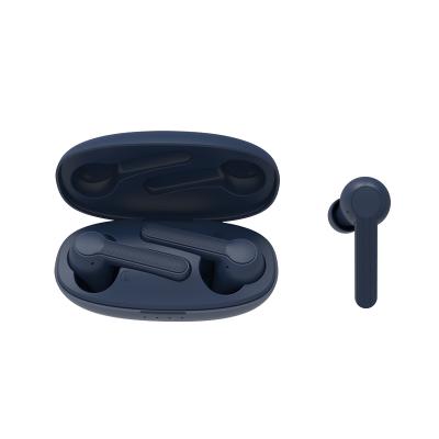 China In-ear Tooth Earbud Earphone Factory Price Wireless Noise Canceling Headphone 500mah Blue Charging Box for sale